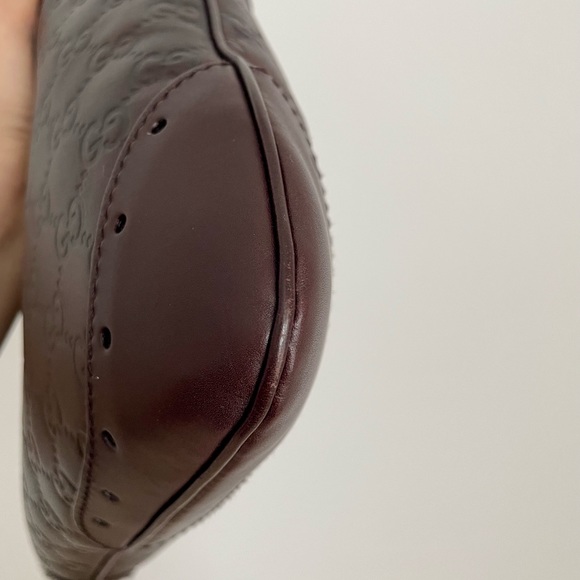 Gucci Guccissima brown leather small hobo - Picture 13 of 14